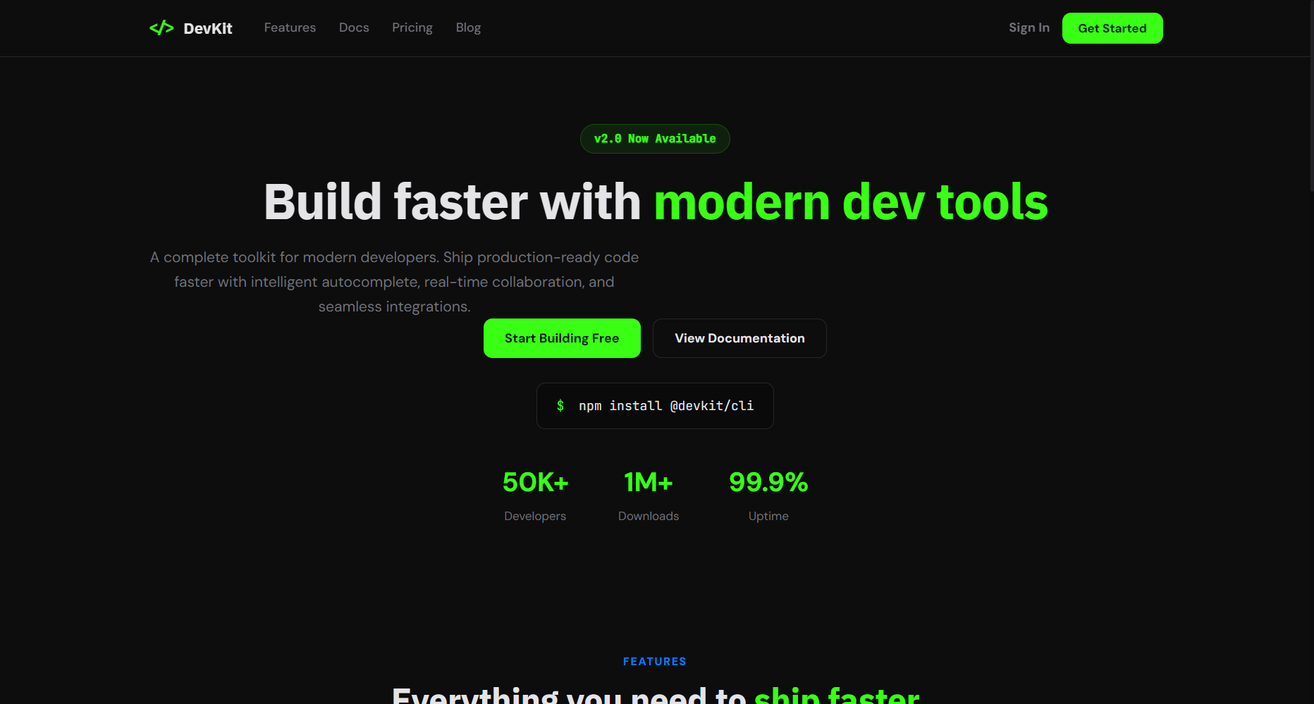 Công cụ Developer