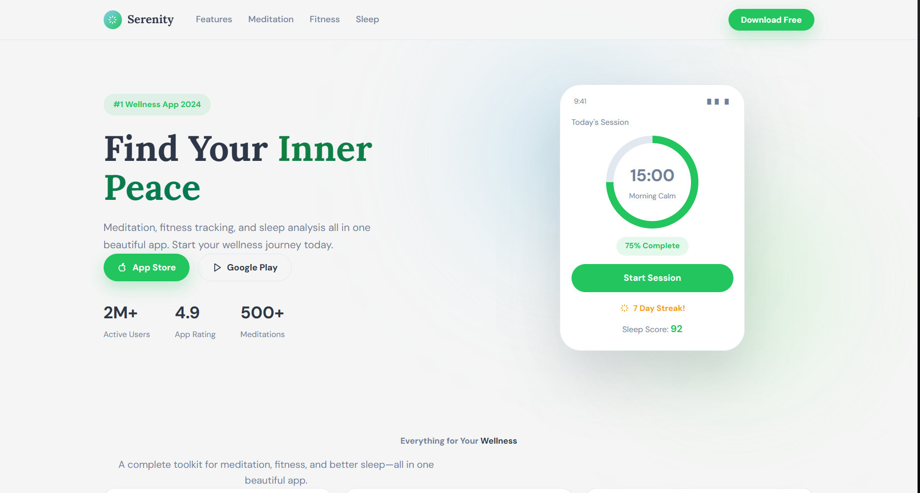 App Sức khỏe & Wellness
