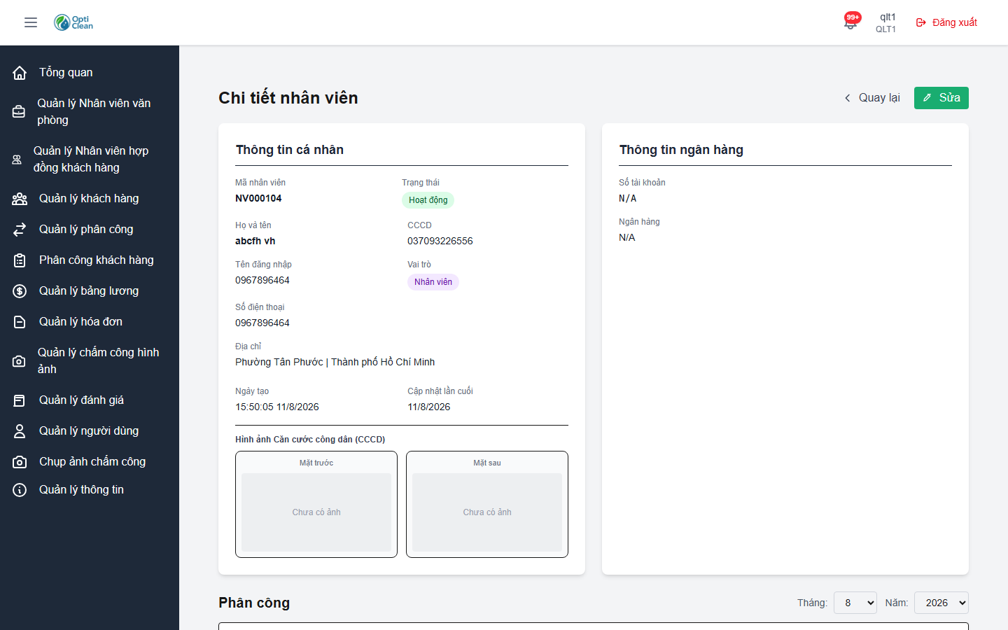Clean Hub — Nền tảng Quản lý Vệ sinh Công nghiệp — screen 5