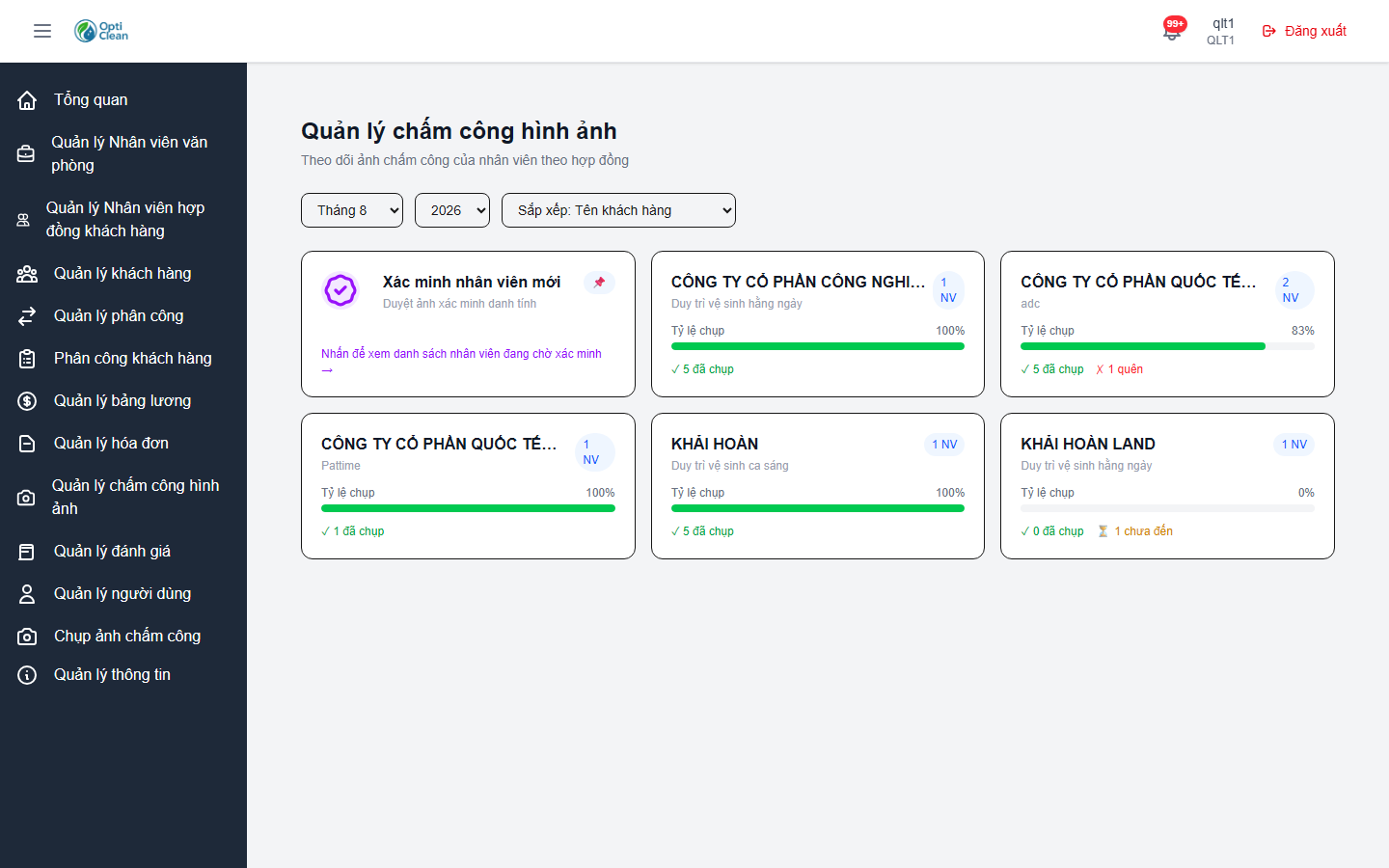 Clean Hub — Nền tảng Quản lý Vệ sinh Công nghiệp — screen 3