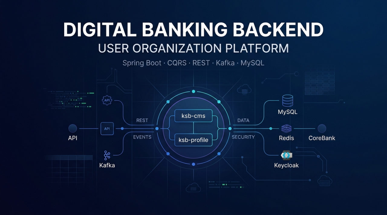 K+ Ngân hàng số — Dịch vụ Backend — screen 1
