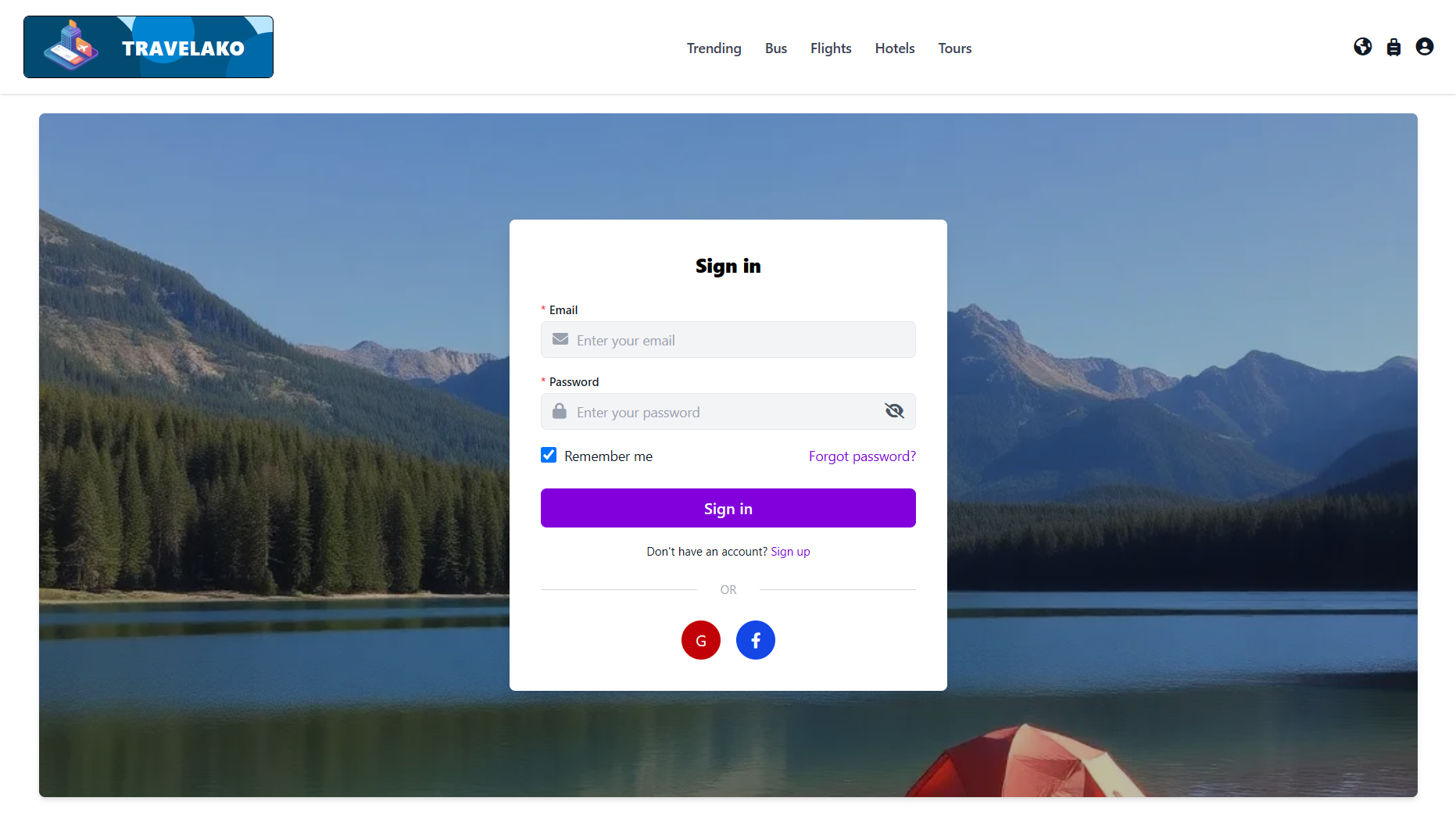 Mobile Login